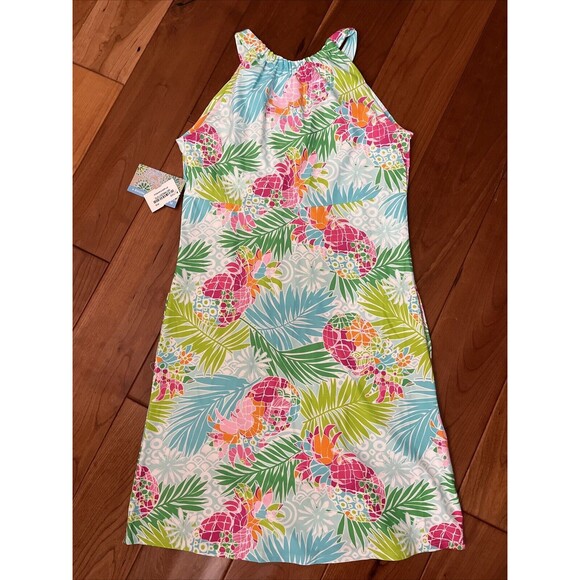Southwind Apparel Short Dress Size XS UPF 50 (EF) Pineapples - Picture 1 of 8